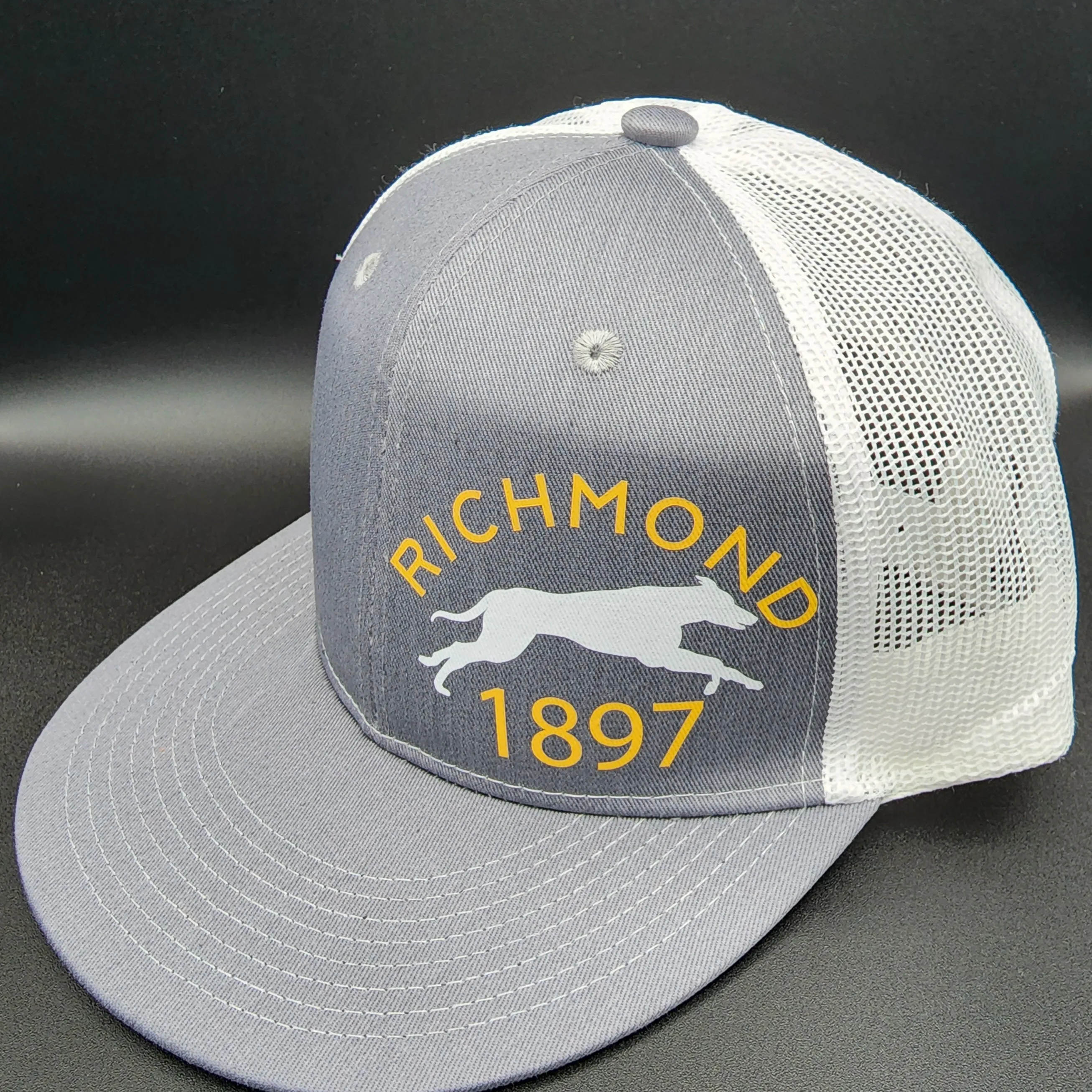 Ted Lasso AFC Richmond Flat Bill Snapback Hat, Richmond Greyhounds Hat, Ted Lasso Flat Bill Snapback Hat