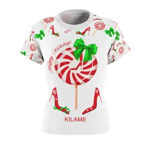 Tee Peppermint 'Happy Holidays'