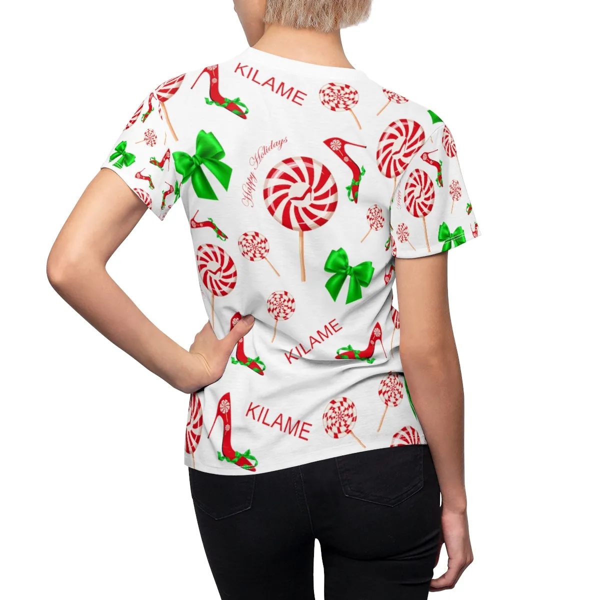 Tee Peppermint 'Happy Holidays'