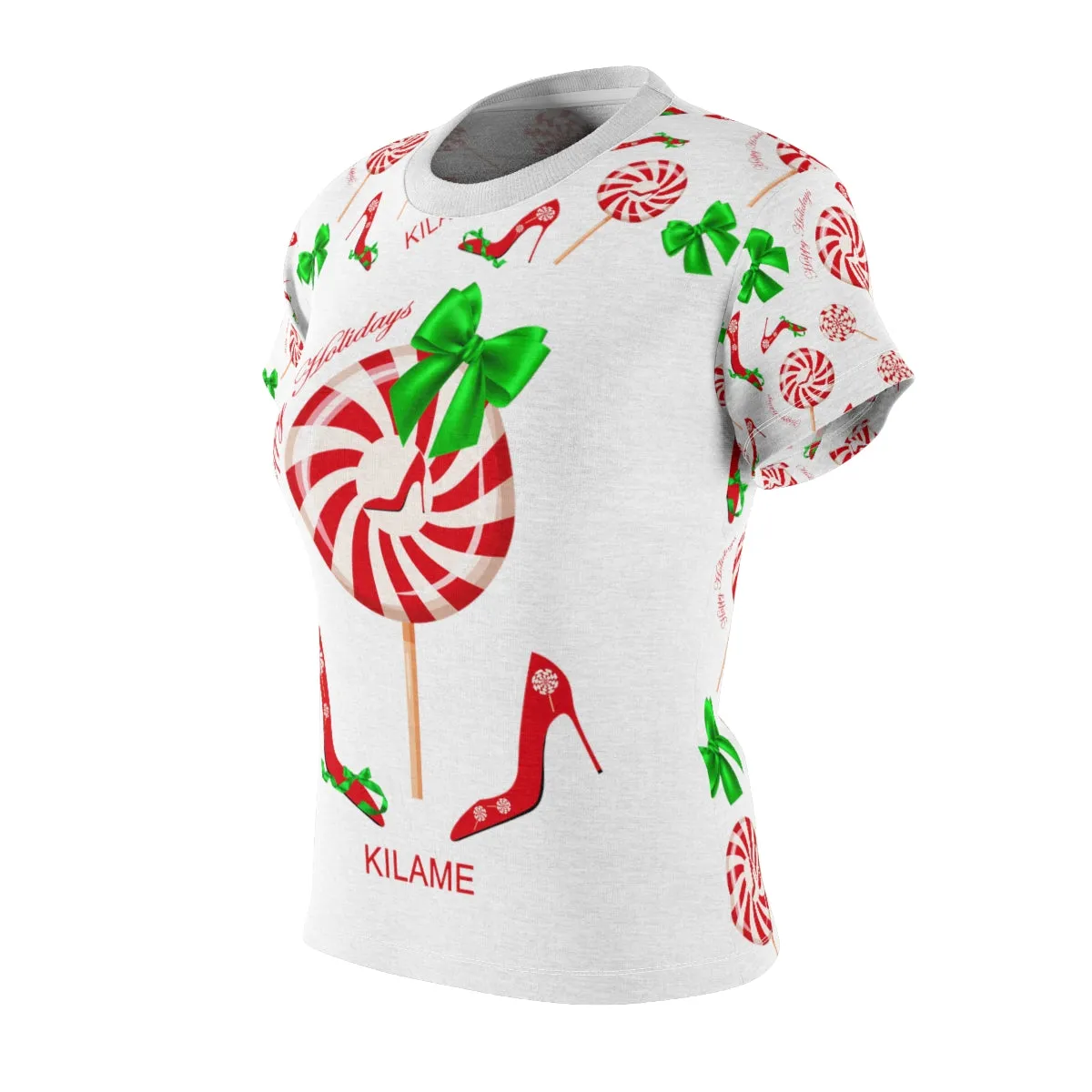 Tee Peppermint 'Happy Holidays'