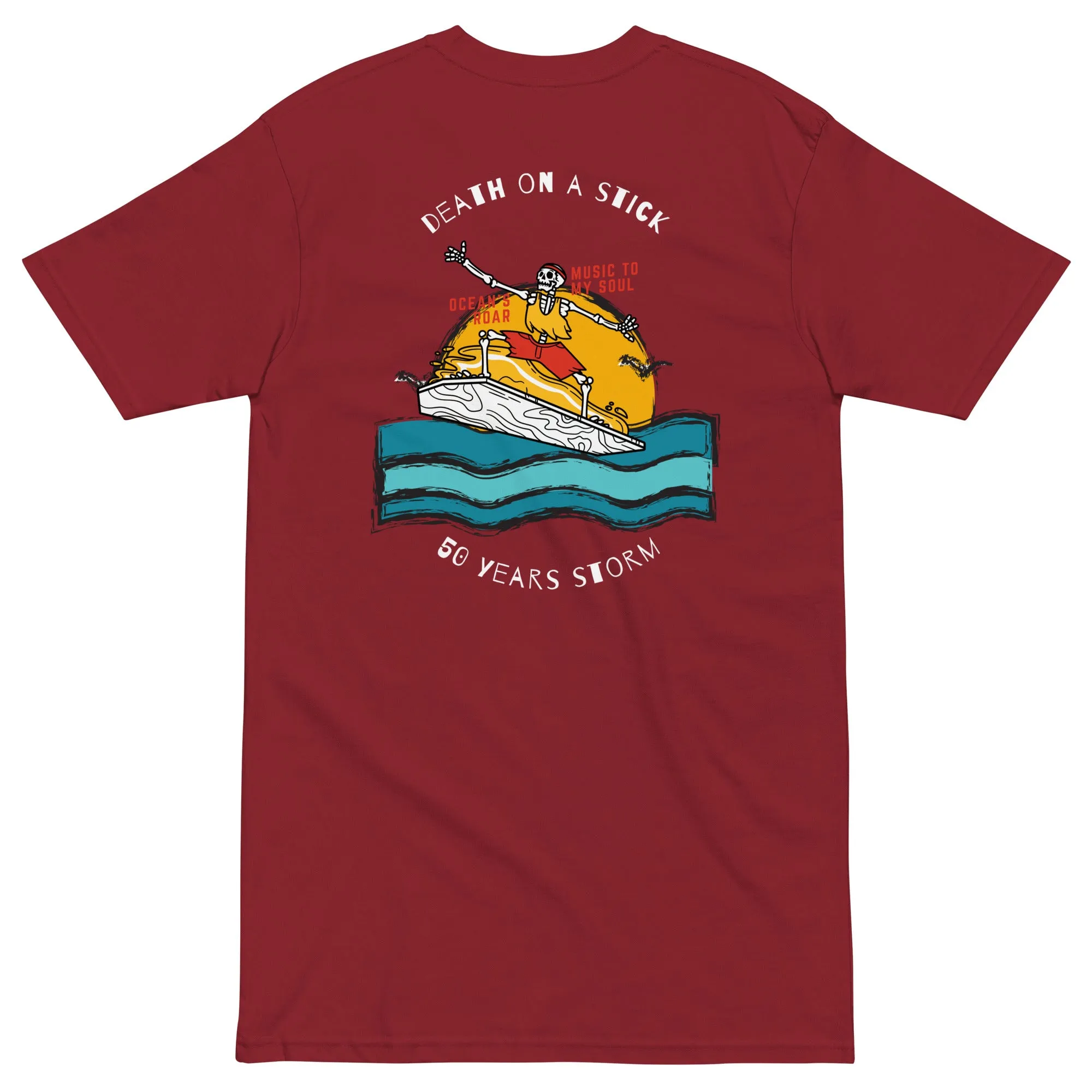 the 50 Years Storm Men’s premium heavyweight tee