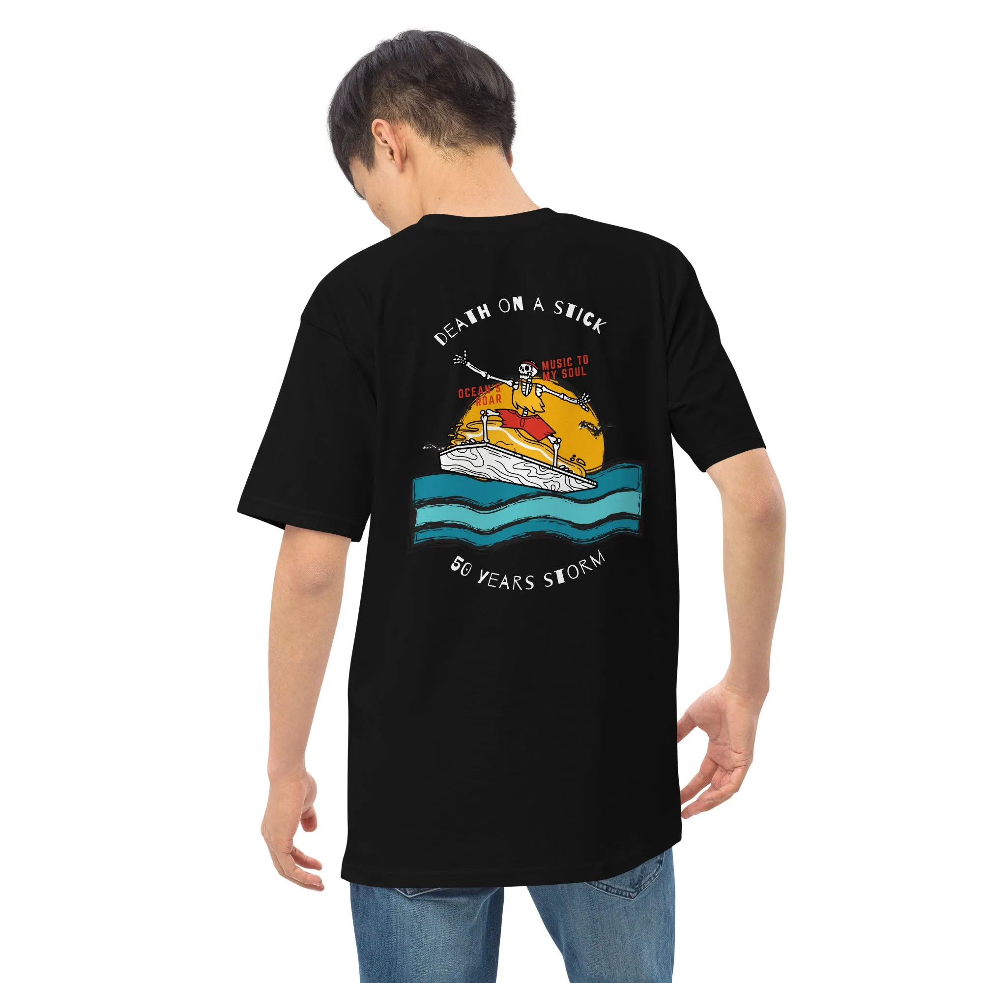 the 50 Years Storm Men’s premium heavyweight tee