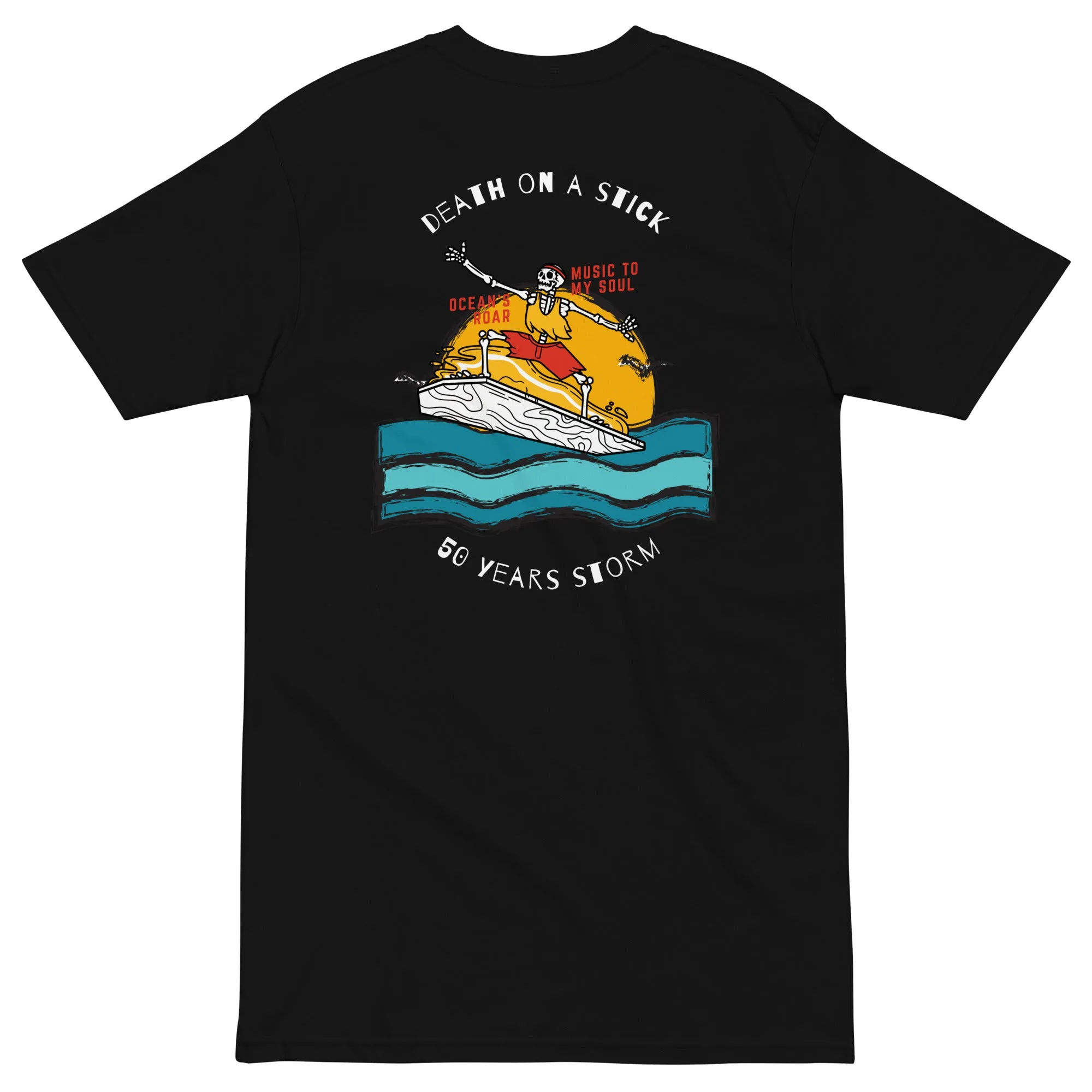 the 50 Years Storm Men’s premium heavyweight tee