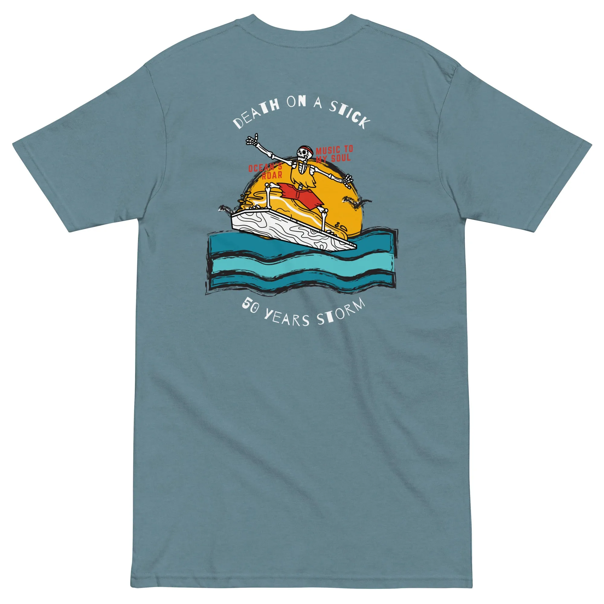 the 50 Years Storm Men’s premium heavyweight tee