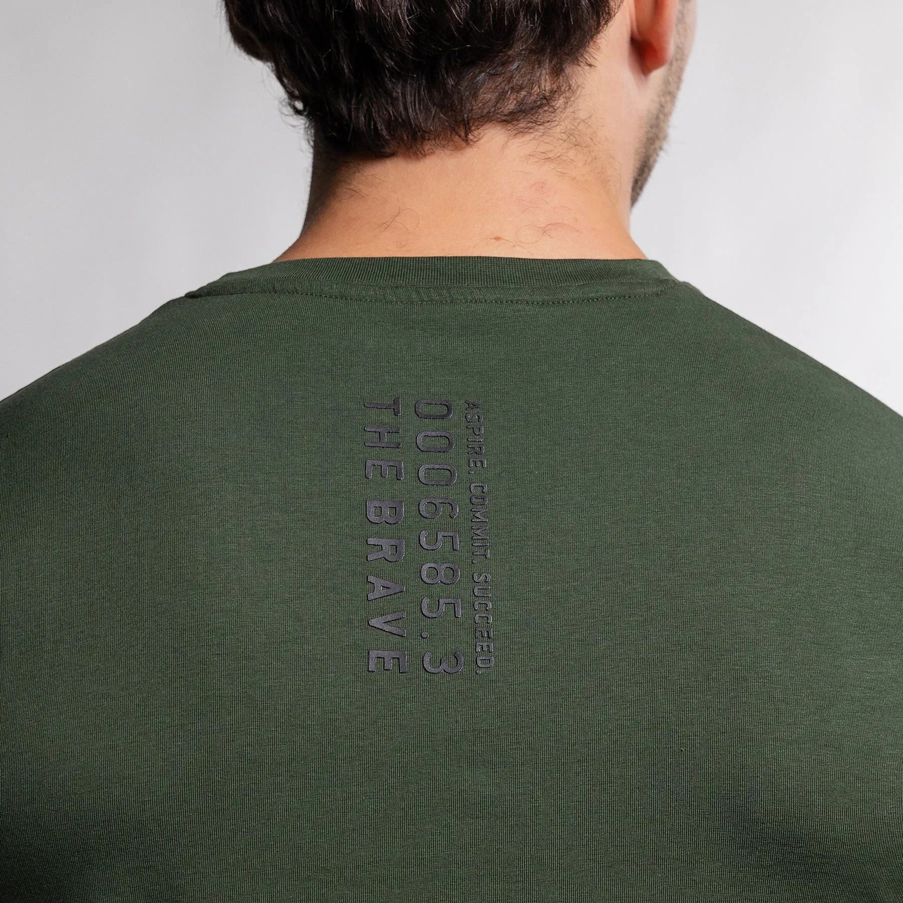 The Brave - Men's Signature T-Shirt - DARK OLIVE