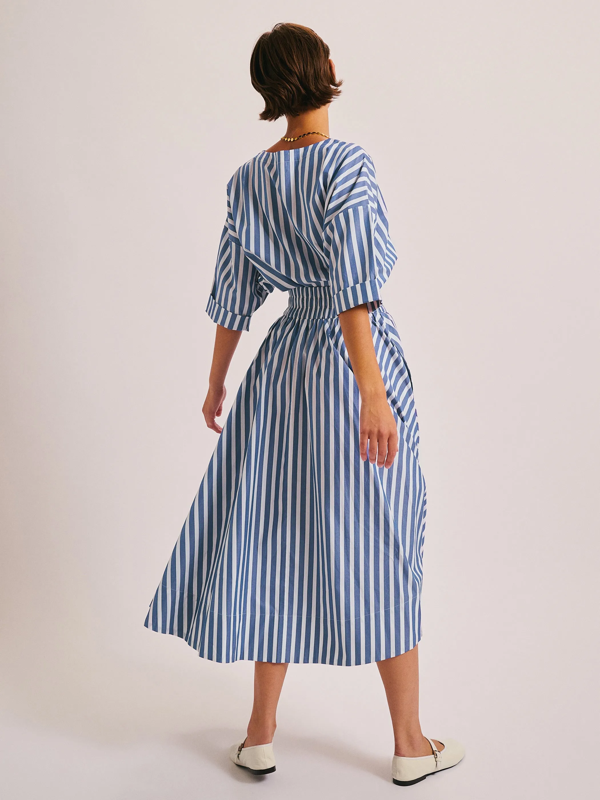 The Kyria Circle Skirt in Cotton Poplin