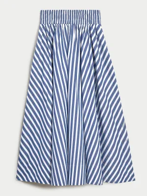 The Kyria Circle Skirt in Cotton Poplin