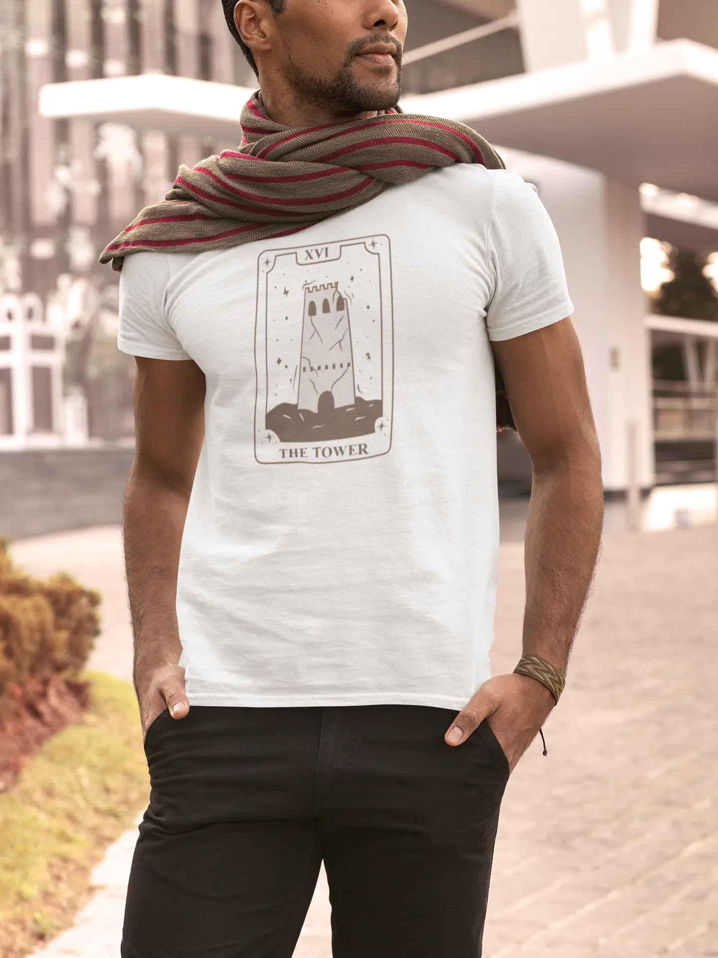 The Tower Tarot Card Unisex T-shirt