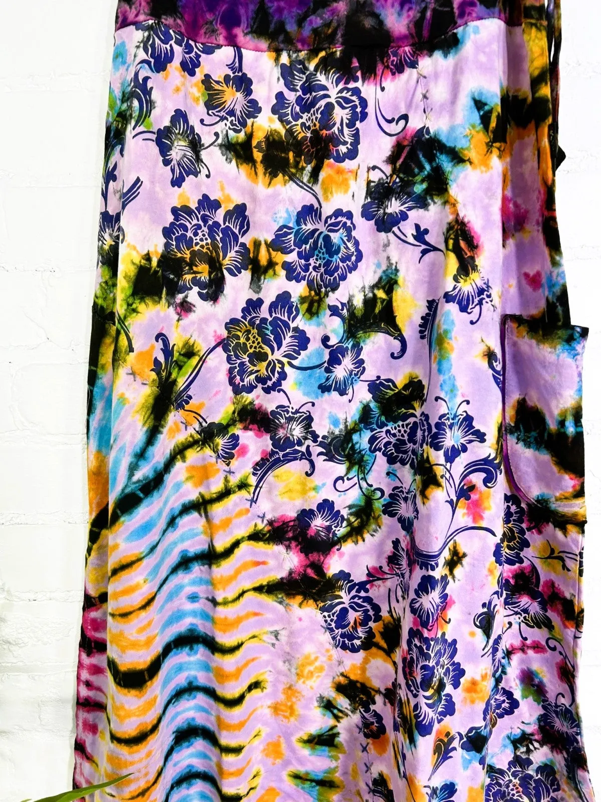 Tie Dye Midi Skirt