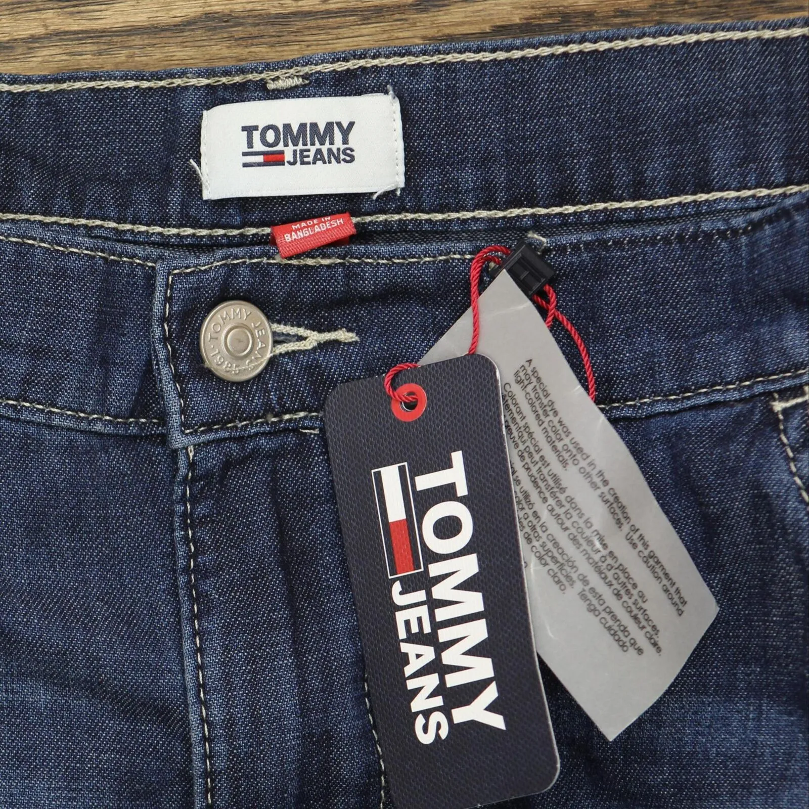 Tommy Jeans Women's Cotton Carpenter Jeans T2IK2ECH Boundary Blue 31