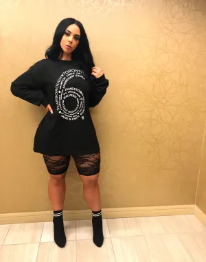 TORONTO 6 SIDE L/S T-SHIRT (BLACK)