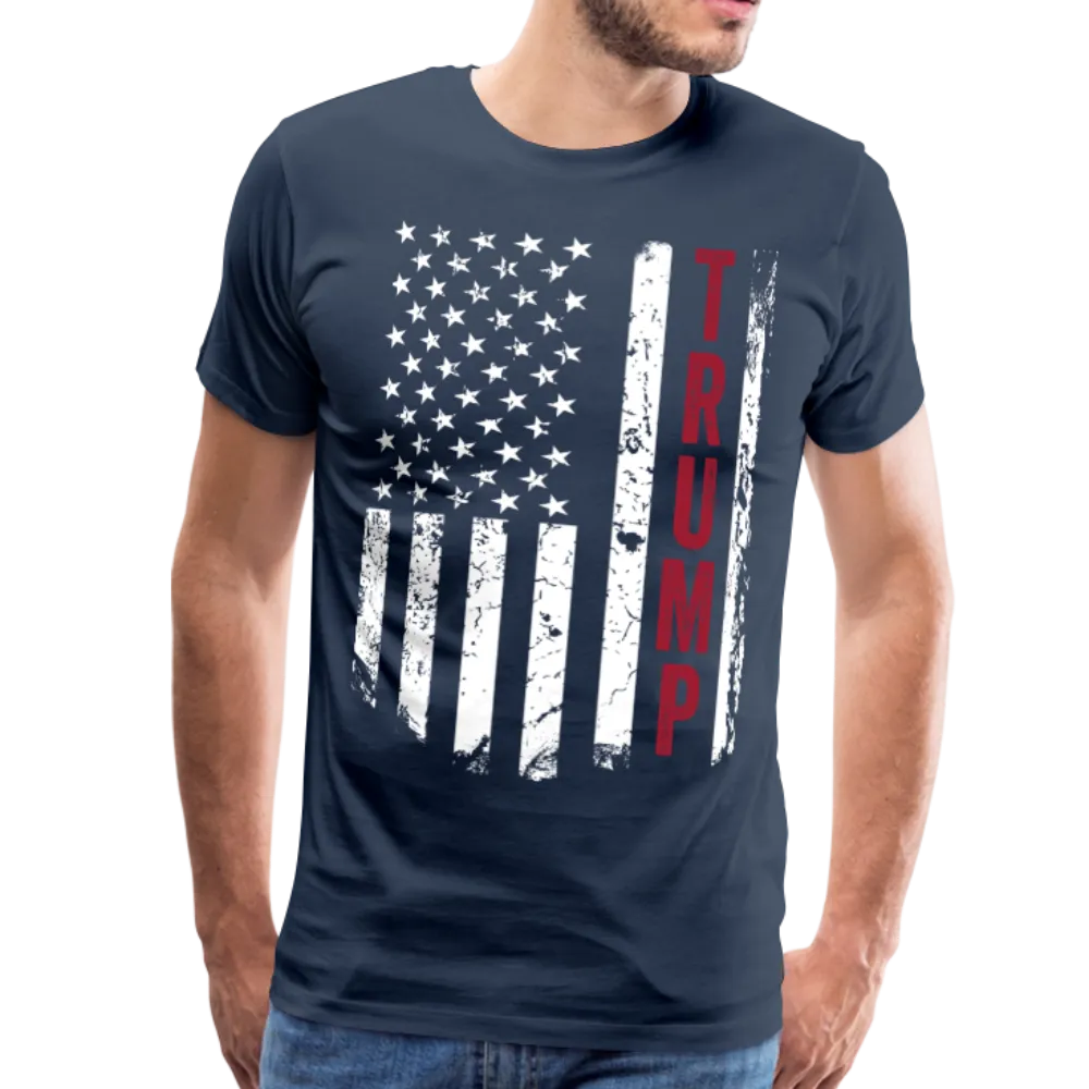 Trump American Flag Men's Premium T-Shirt