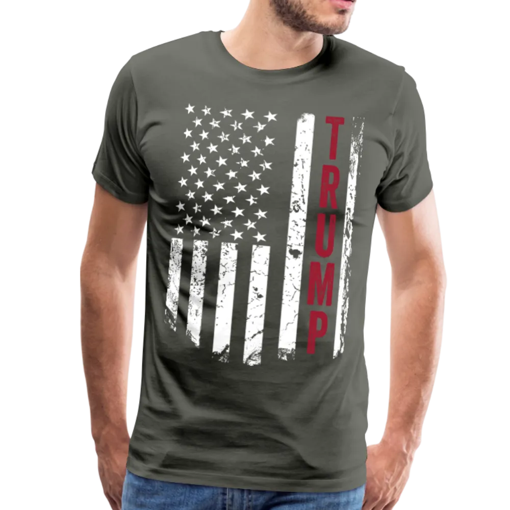 Trump American Flag Men's Premium T-Shirt