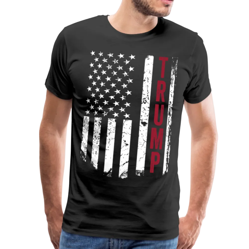 Trump American Flag Men's Premium T-Shirt