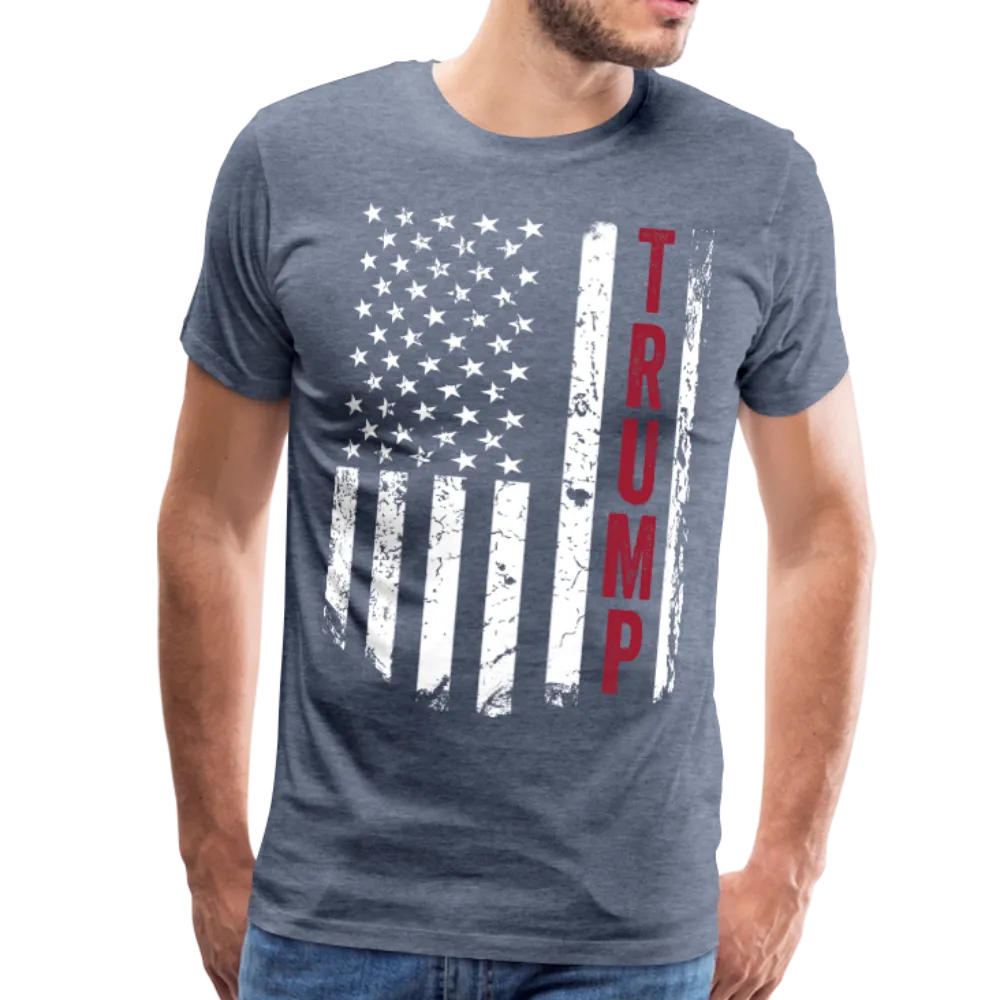 Trump American Flag Men's Premium T-Shirt