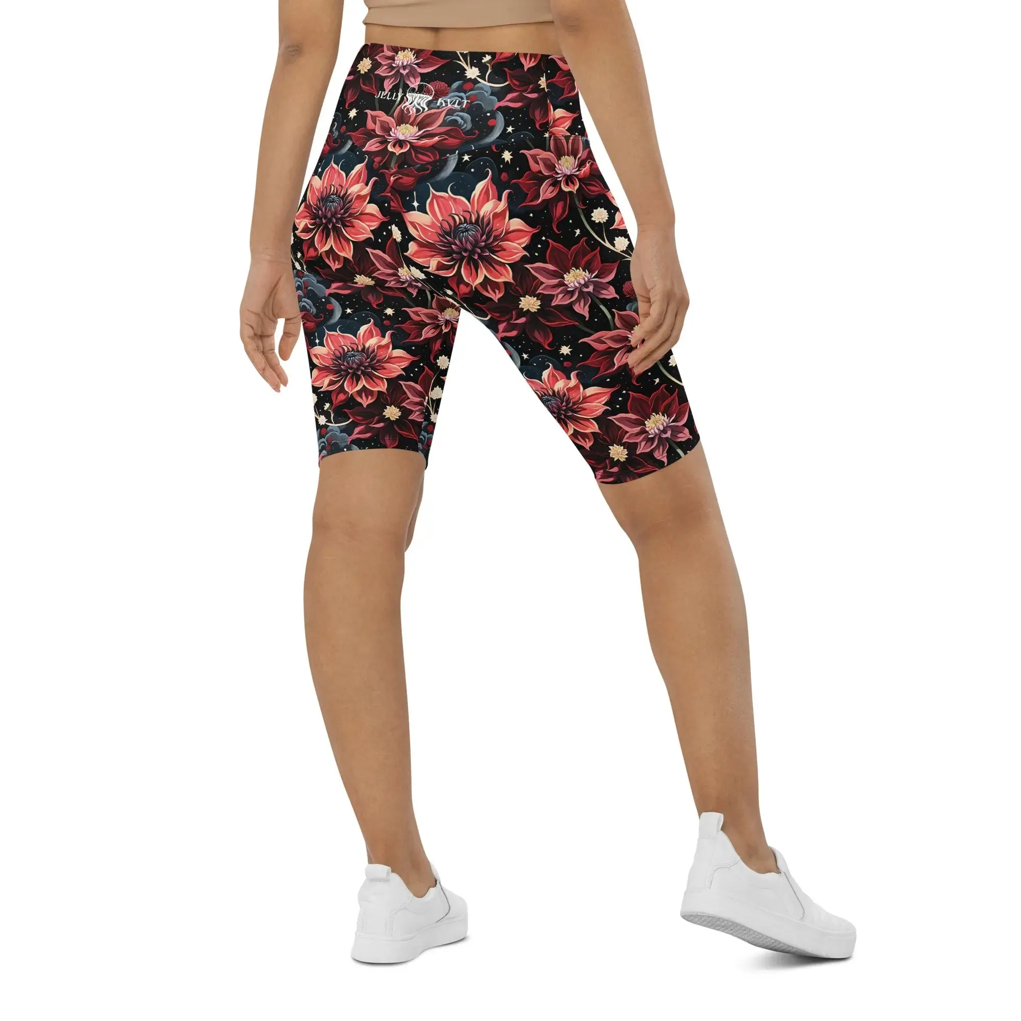 Twilight Dahlia Biker Shorts
