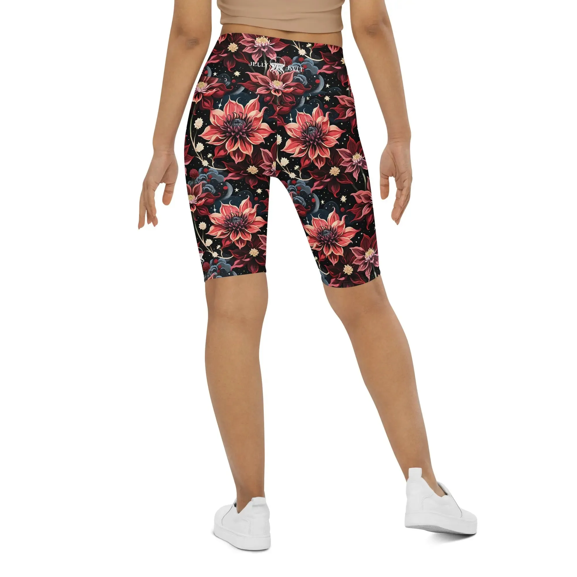 Twilight Dahlia Biker Shorts