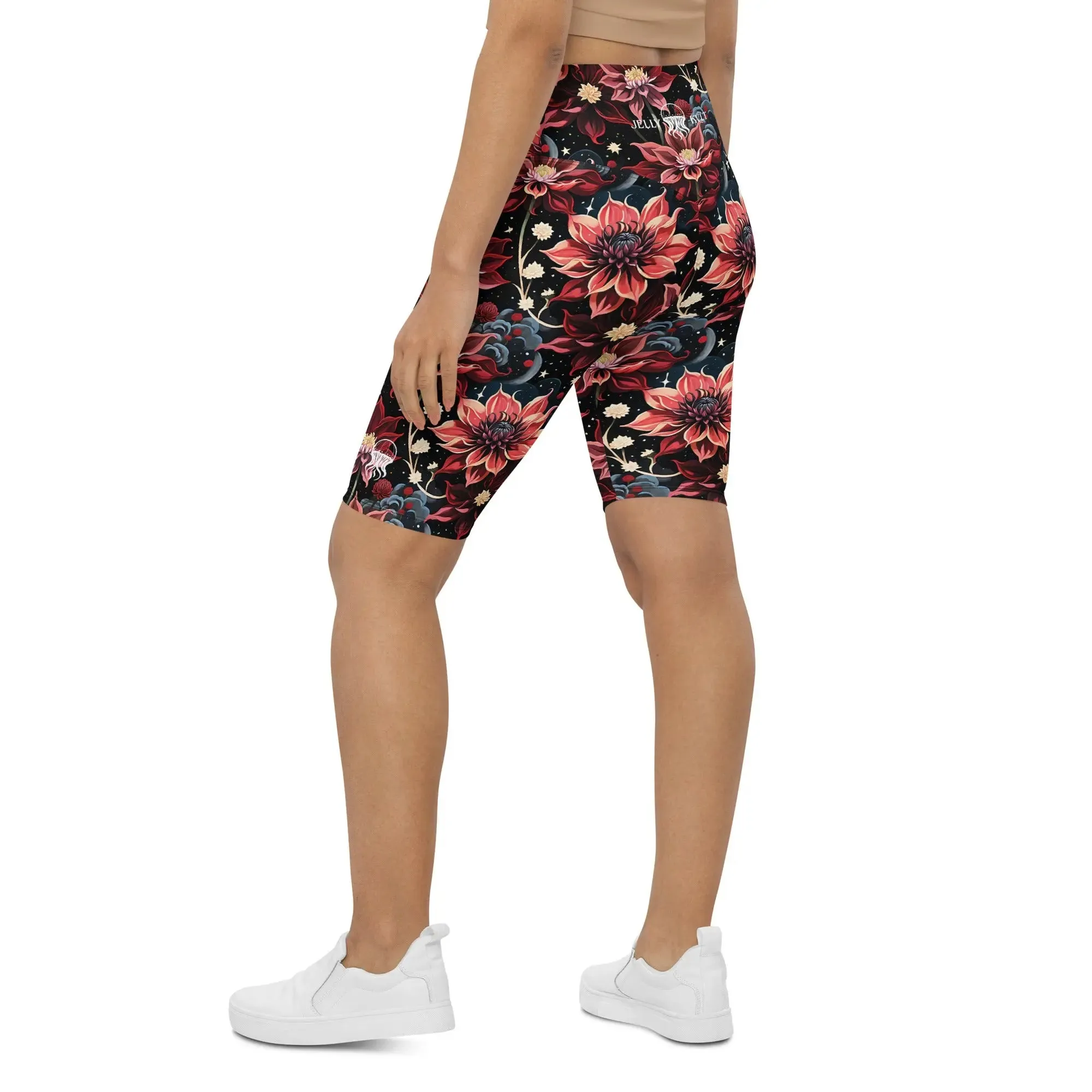Twilight Dahlia Biker Shorts