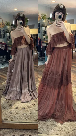 Two skirts and a top ready to ship on sale