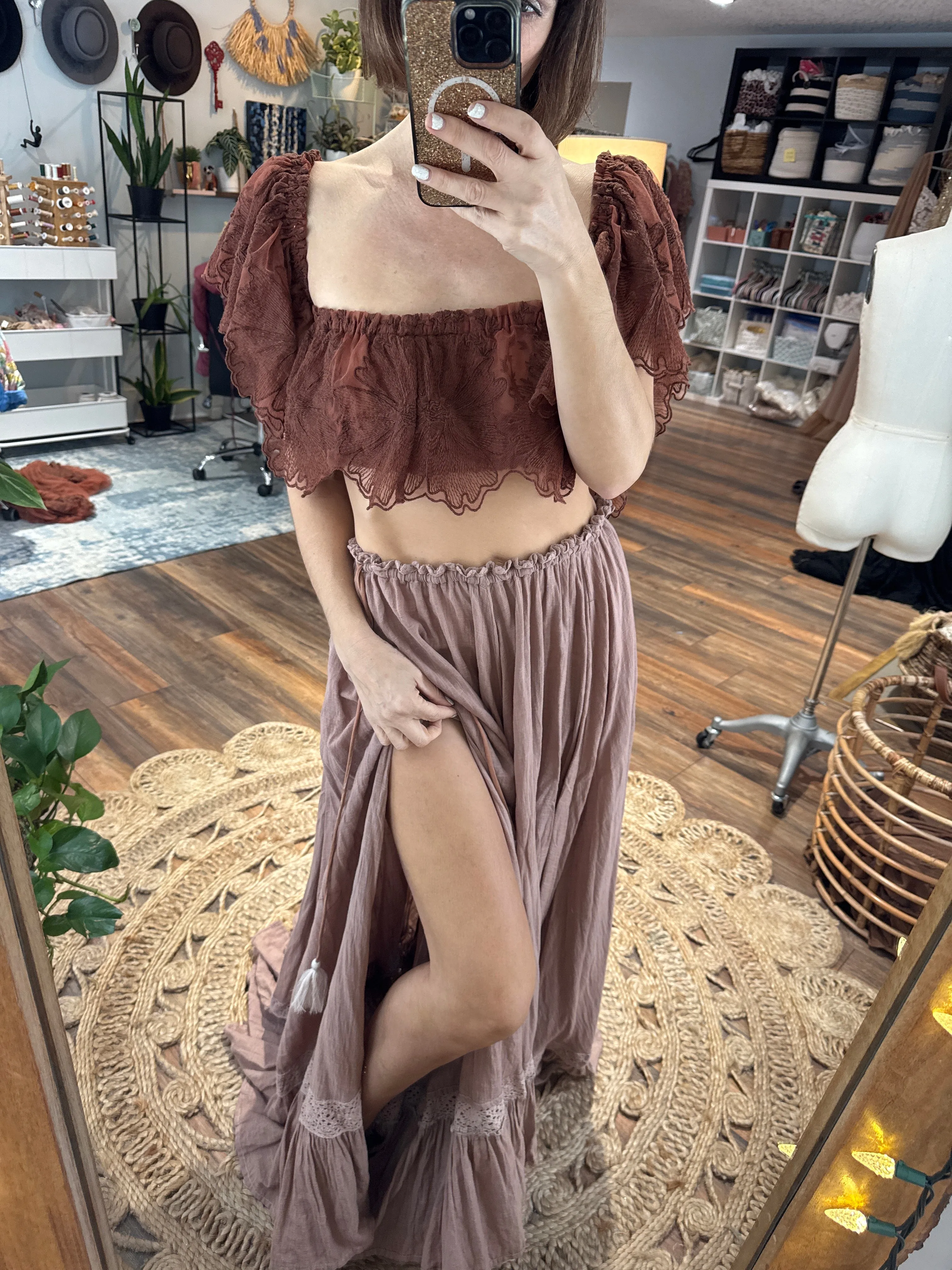 Two skirts and a top ready to ship on sale
