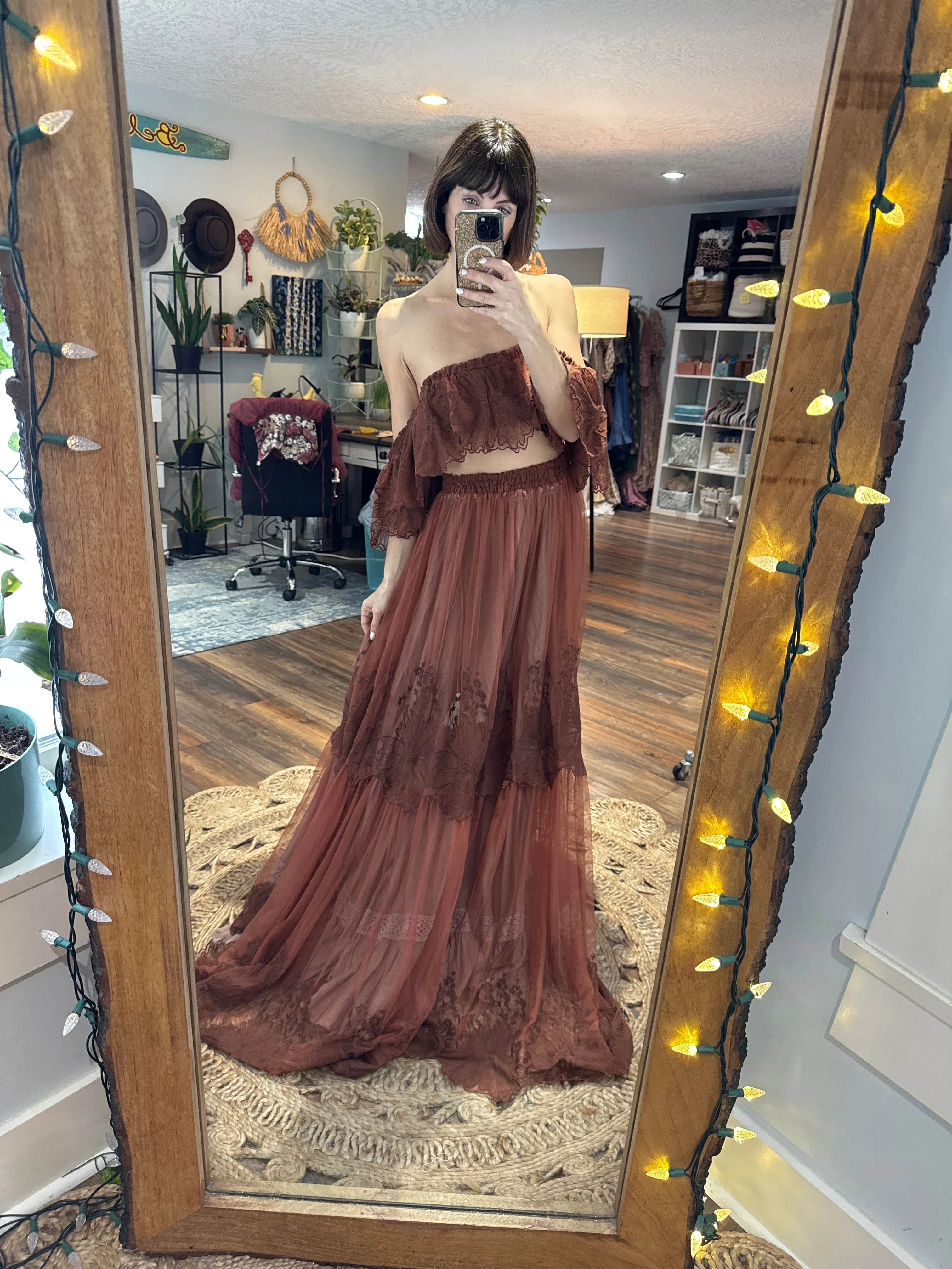 Two skirts and a top ready to ship on sale