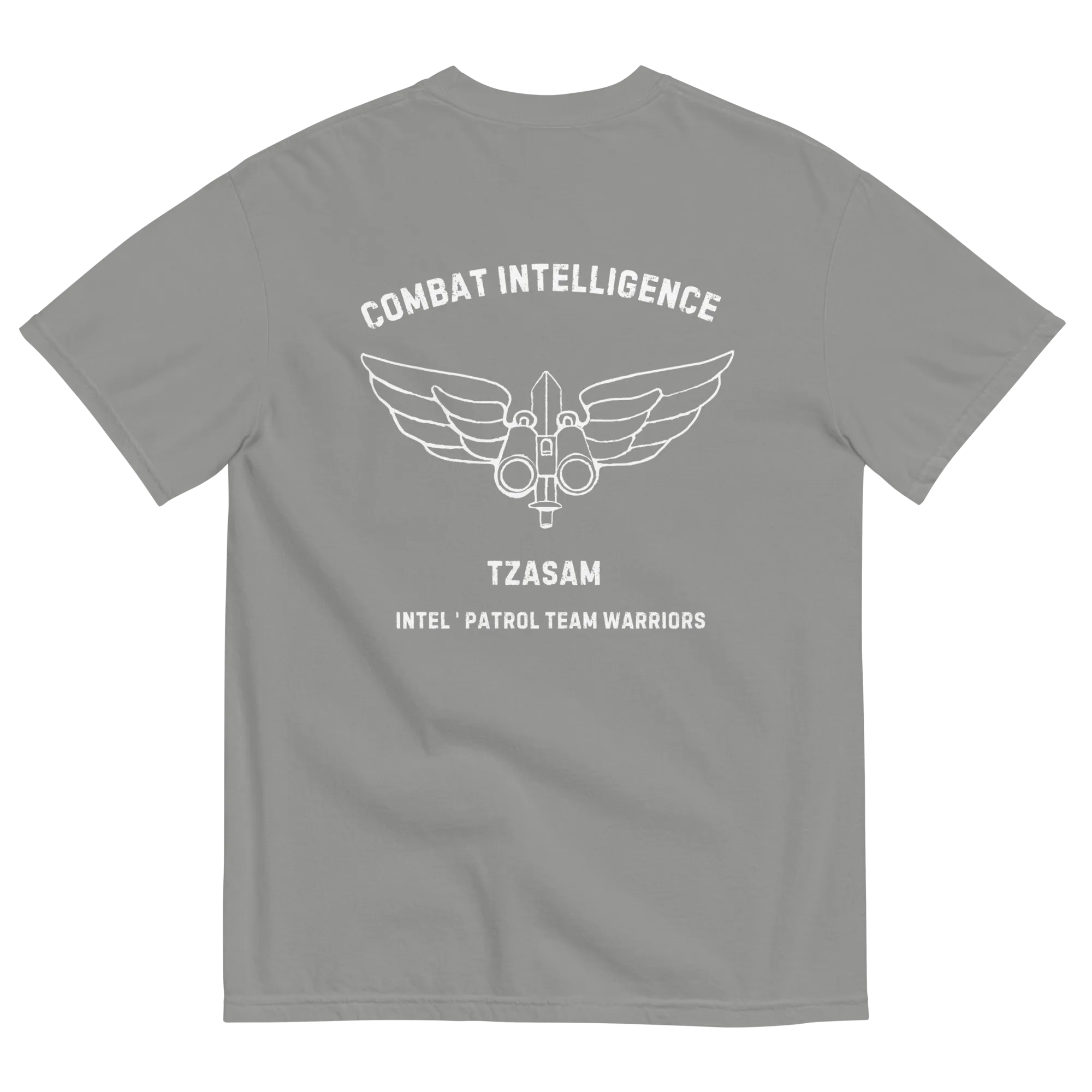 Tzsam - Combat Intelligence garment-dyed heavyweight t-shirt
