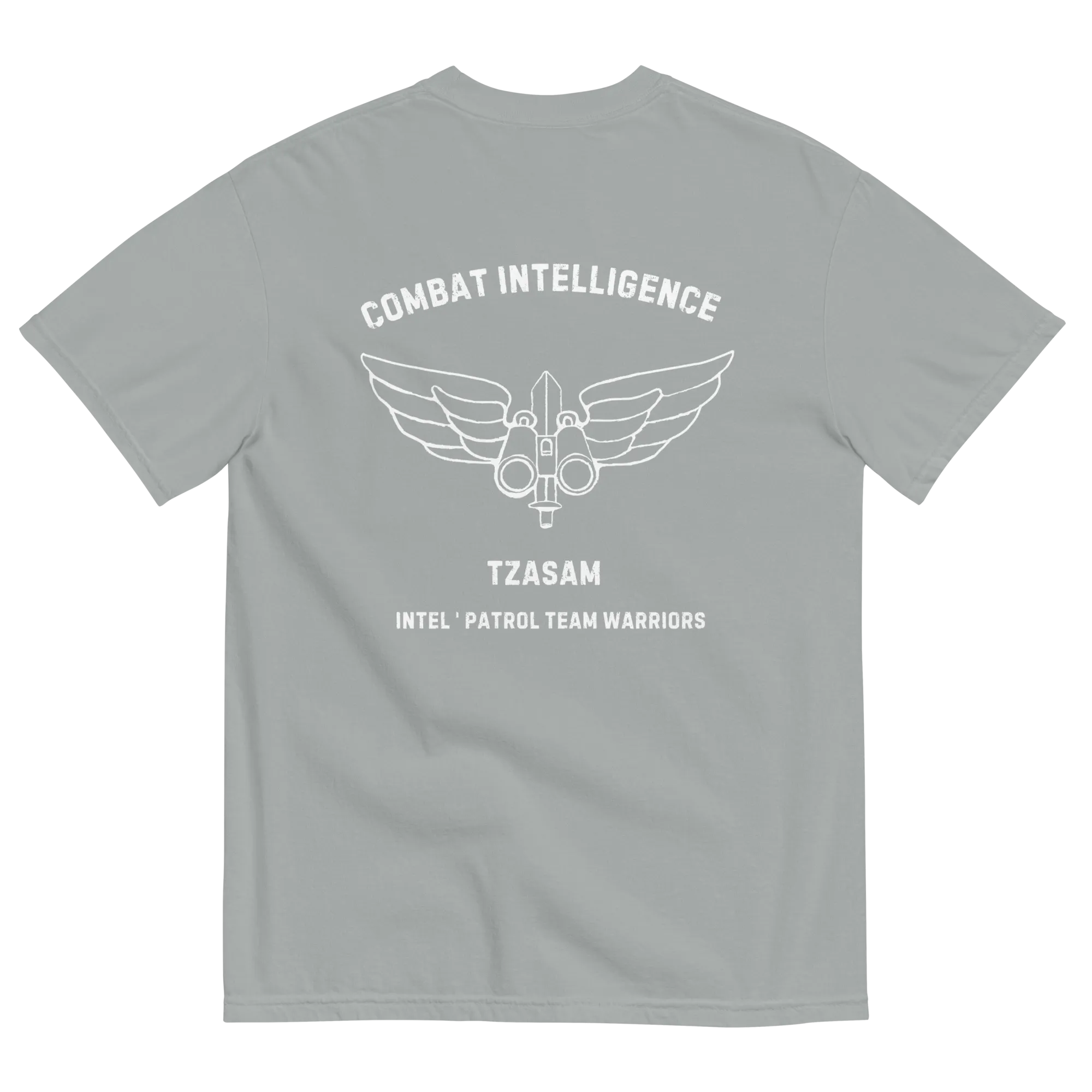 Tzsam - Combat Intelligence garment-dyed heavyweight t-shirt