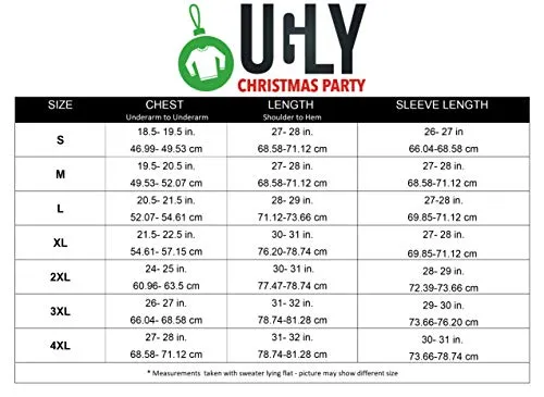 Ugly Christmas Party Unisex Ugly Christmas Sweater Reinbeer-Medium Reinbeer Black