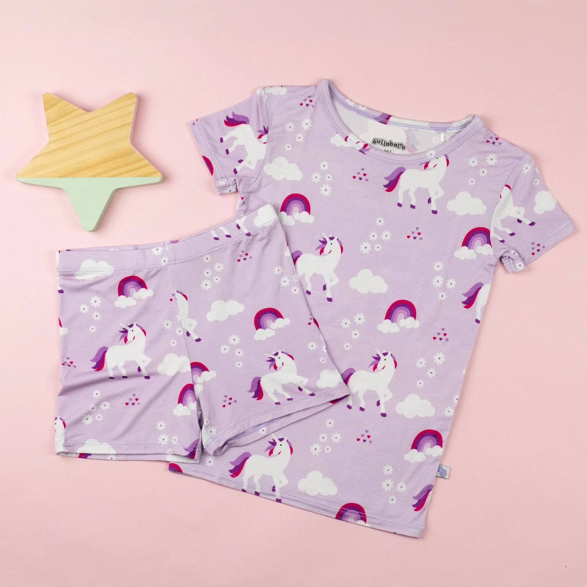 Unicorn Children's Short Sleeve Pyjamas