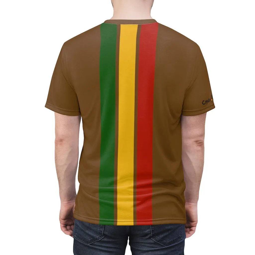 Unisex AOP Tee (FMLM-PANCOL-BRN)