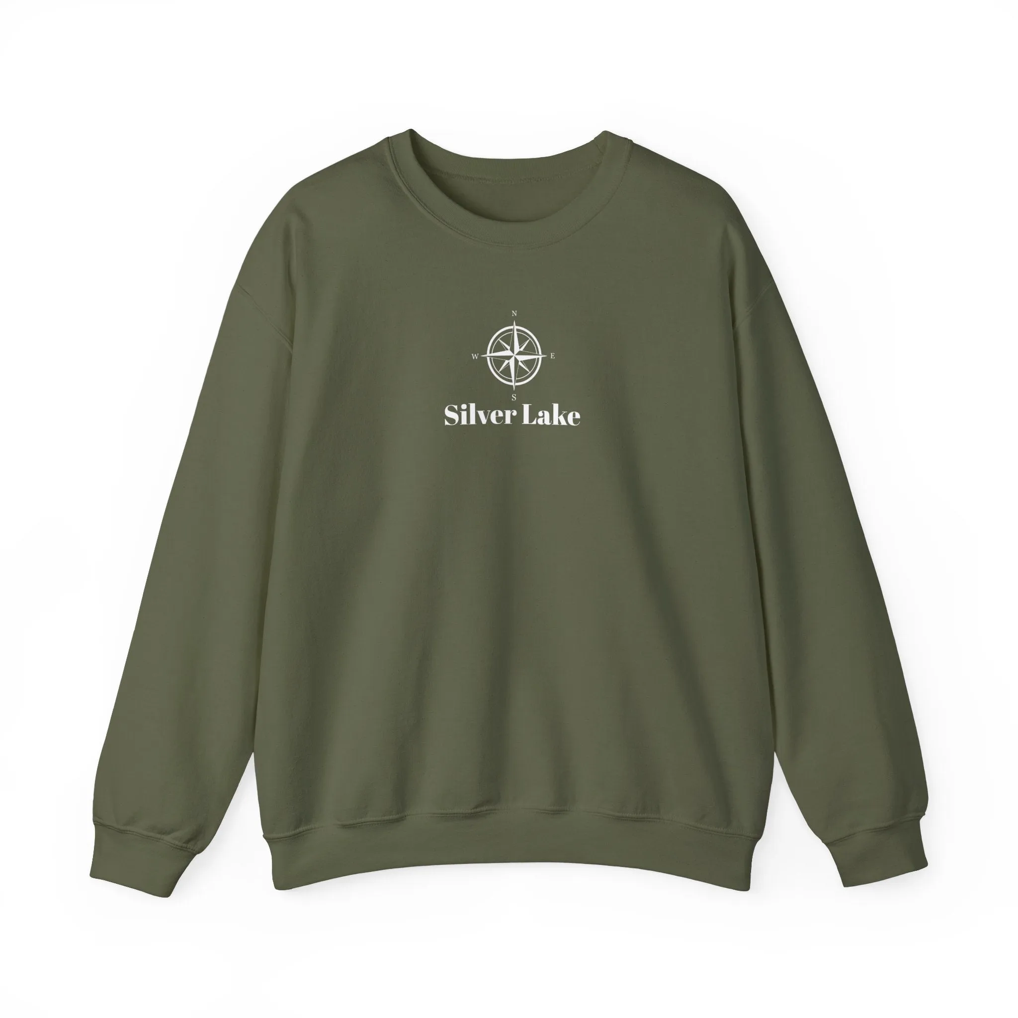Unisex Heavy Blend™ Crewneck Sweatshirt ('Your Lake' Compass Rose Design)
