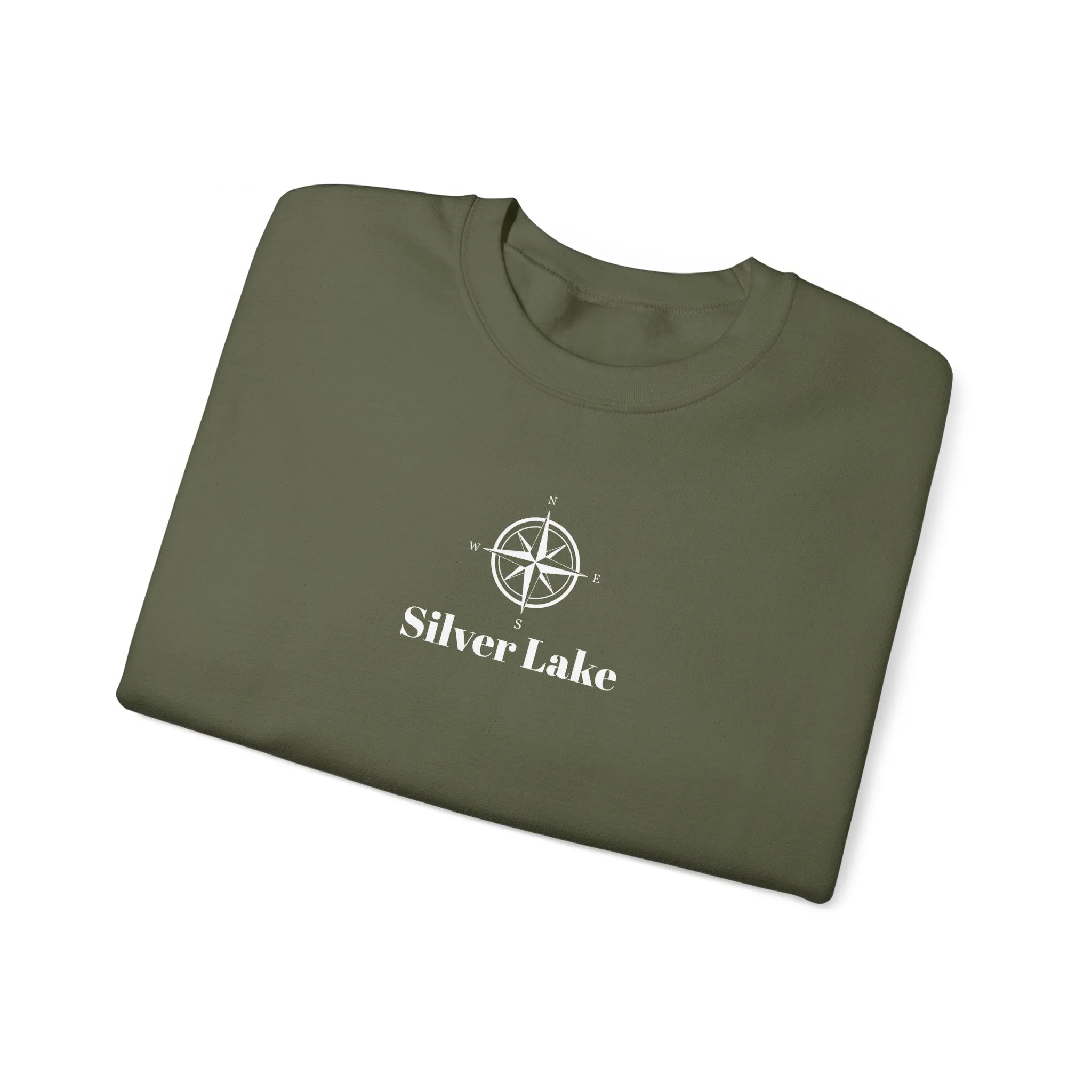 Unisex Heavy Blend™ Crewneck Sweatshirt ('Your Lake' Compass Rose Design)