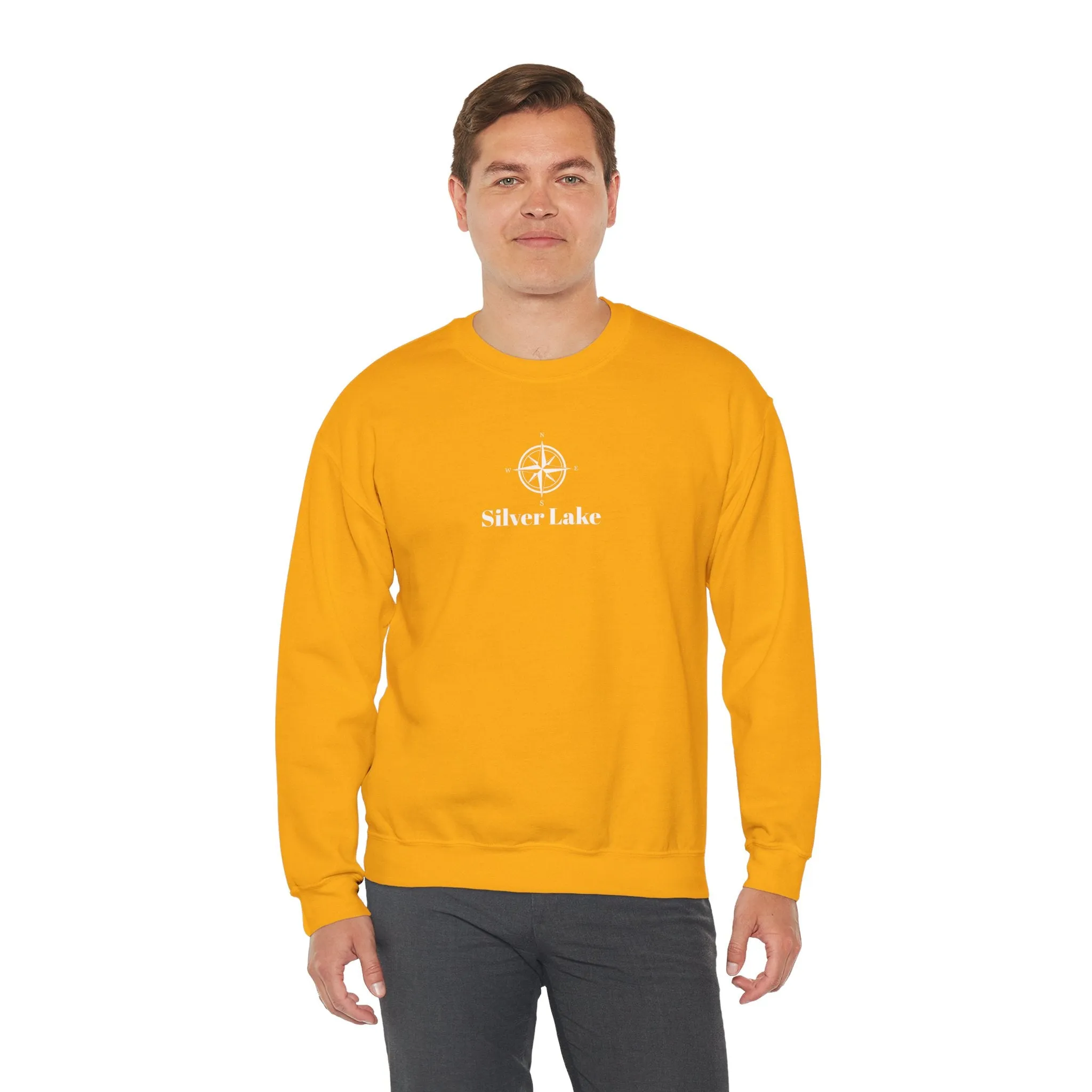 Unisex Heavy Blend™ Crewneck Sweatshirt ('Your Lake' Compass Rose Design)