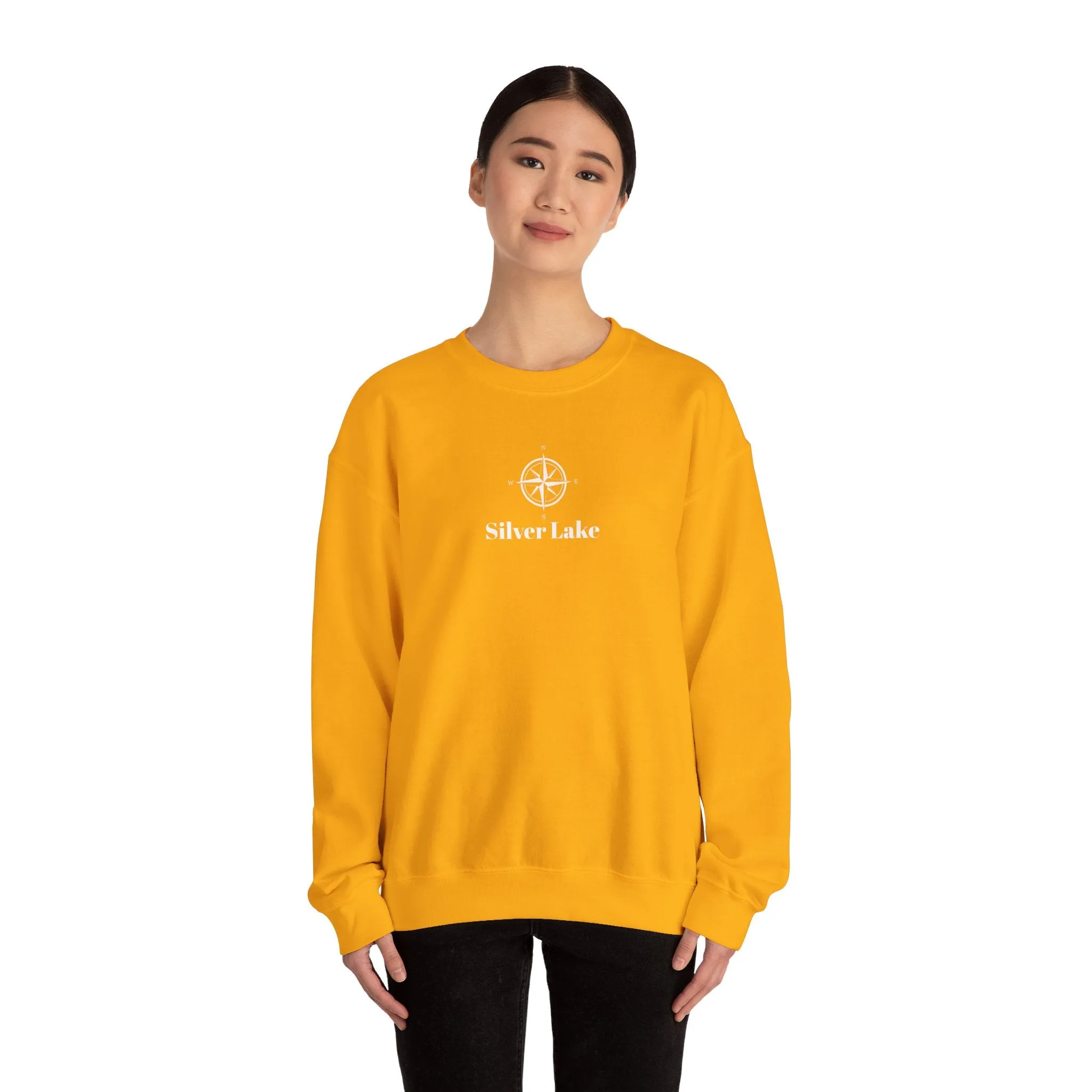 Unisex Heavy Blend™ Crewneck Sweatshirt ('Your Lake' Compass Rose Design)