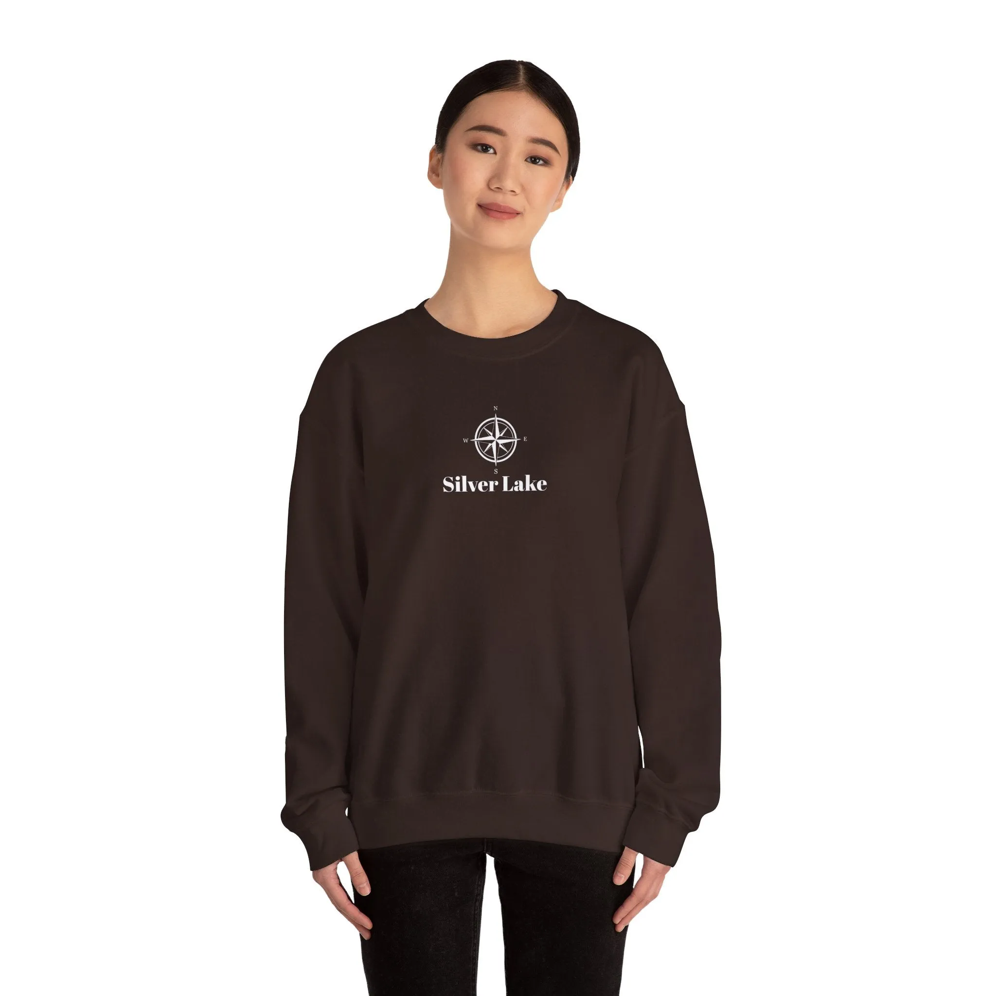 Unisex Heavy Blend™ Crewneck Sweatshirt ('Your Lake' Compass Rose Design)