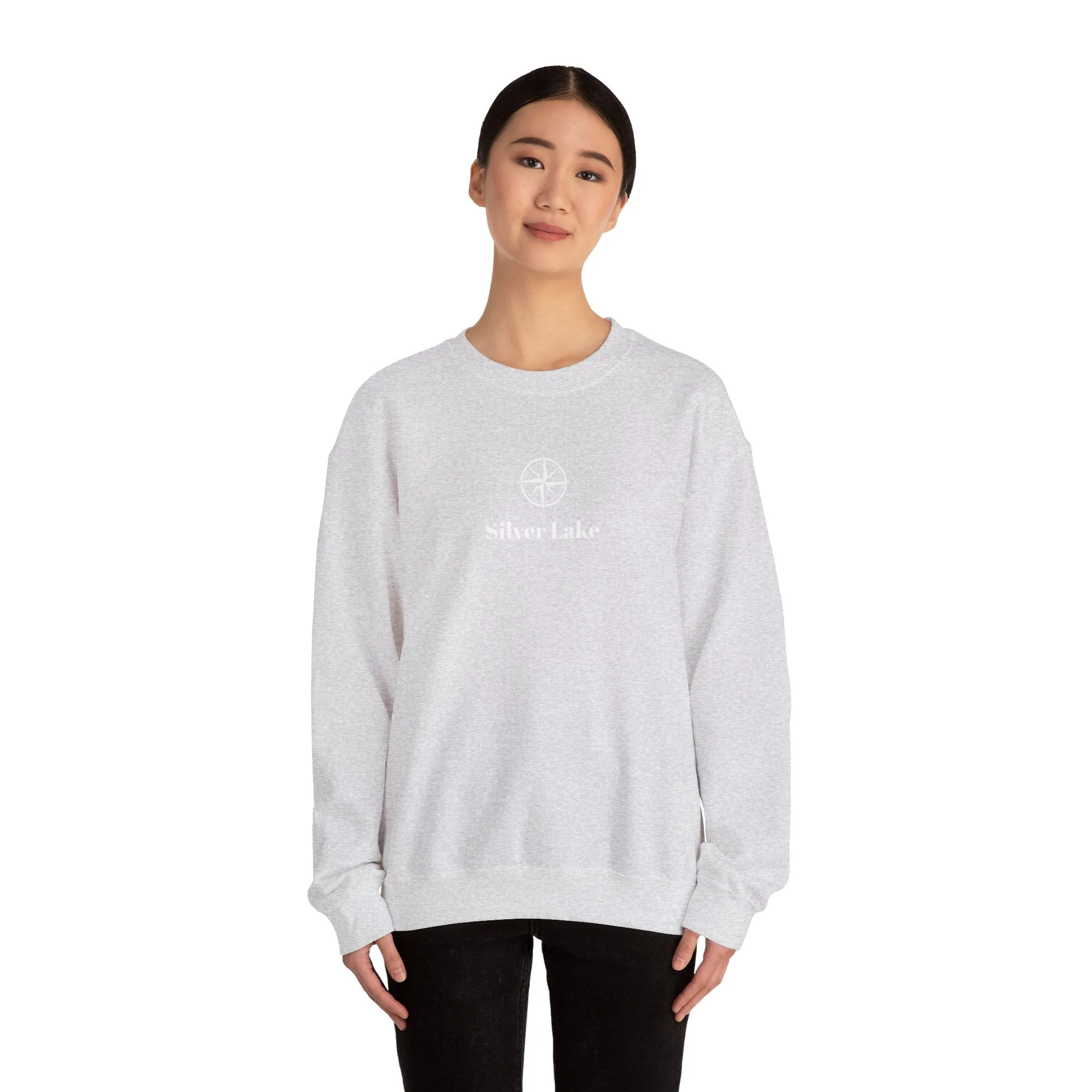Unisex Heavy Blend™ Crewneck Sweatshirt ('Your Lake' Compass Rose Design)