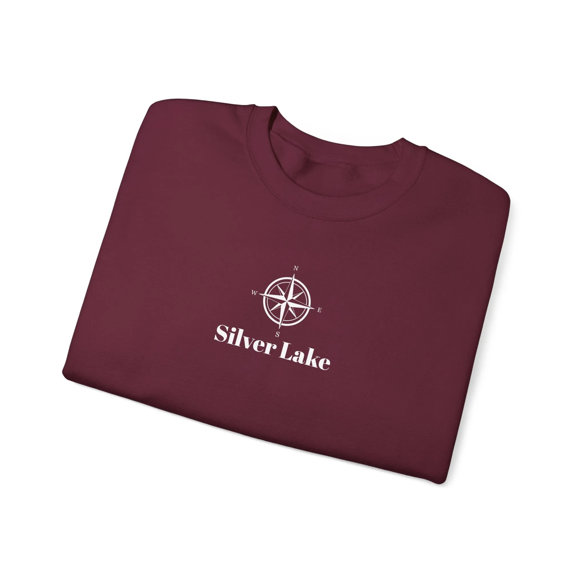 Unisex Heavy Blend™ Crewneck Sweatshirt ('Your Lake' Compass Rose Design)