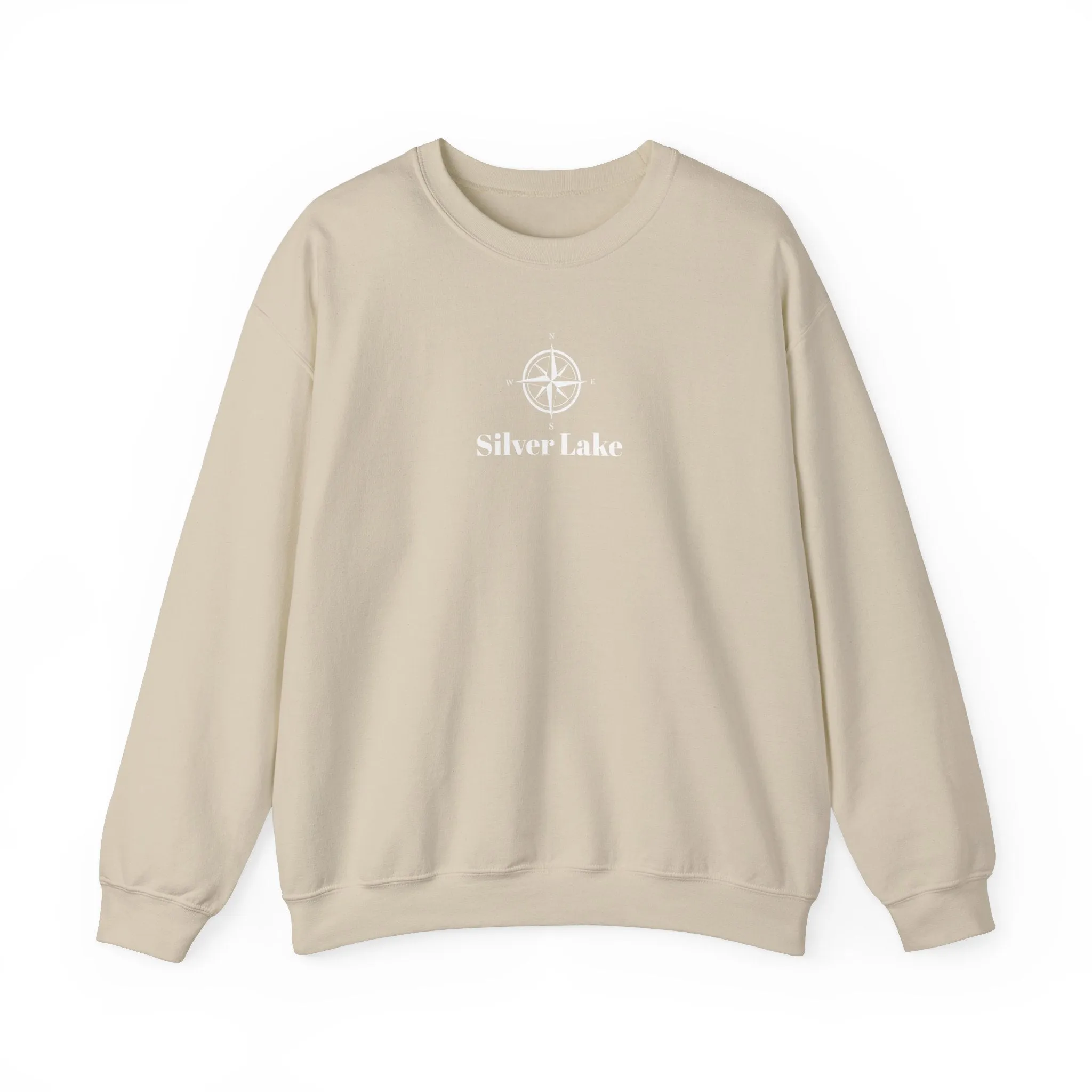 Unisex Heavy Blend™ Crewneck Sweatshirt ('Your Lake' Compass Rose Design)