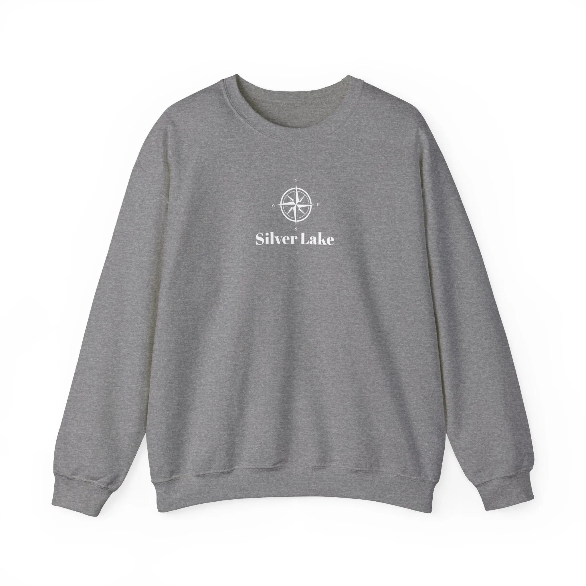 Unisex Heavy Blend™ Crewneck Sweatshirt ('Your Lake' Compass Rose Design)