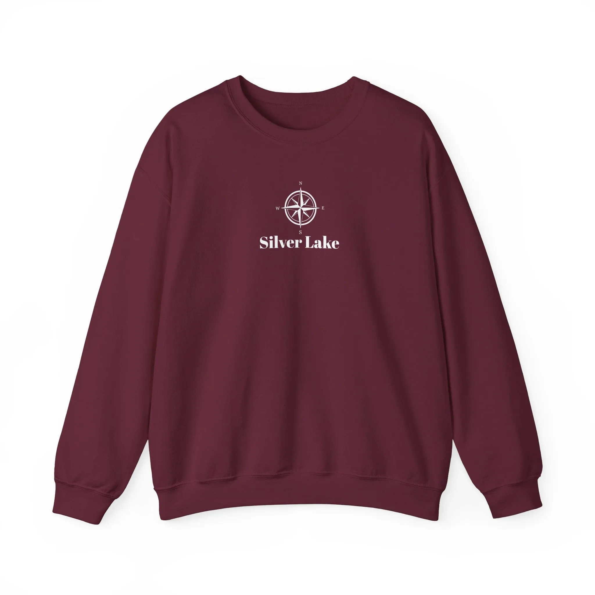 Unisex Heavy Blend™ Crewneck Sweatshirt ('Your Lake' Compass Rose Design)