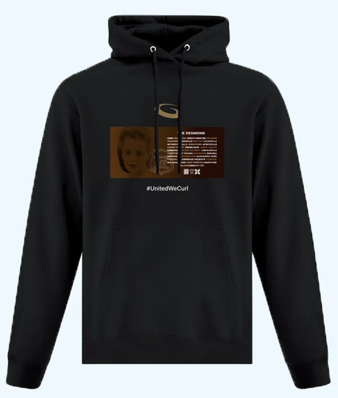 #UnitedWeCurl Hoodie: The Desmond