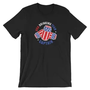 USA Drinking Team Beer Can Flag Unisex T-Shirt