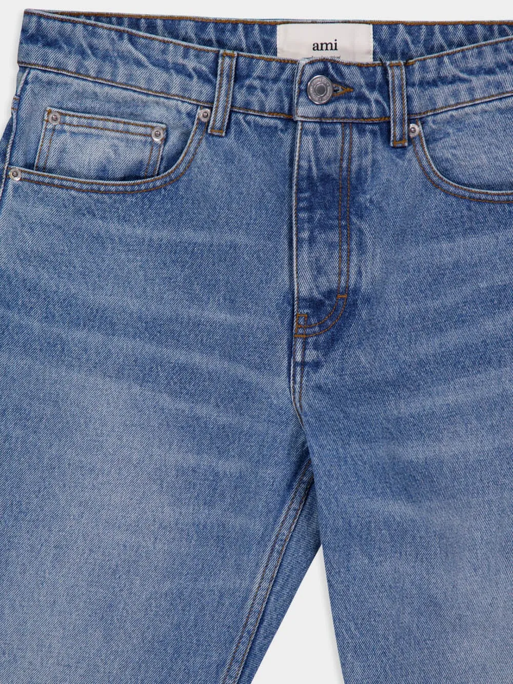 Used Blue Cotton Classic Fit Jeans