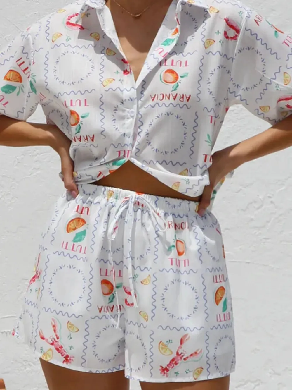 Vacay Glam Shorts Set