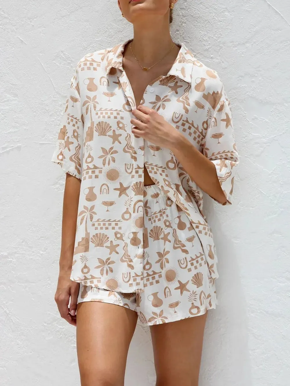 Vacay Glam Shorts Set