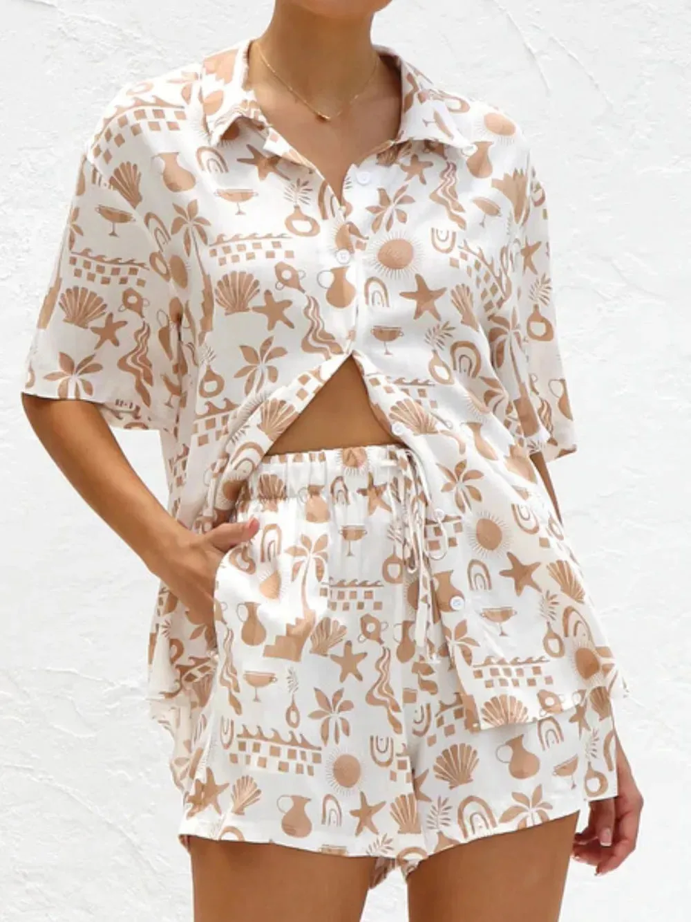 Vacay Glam Shorts Set