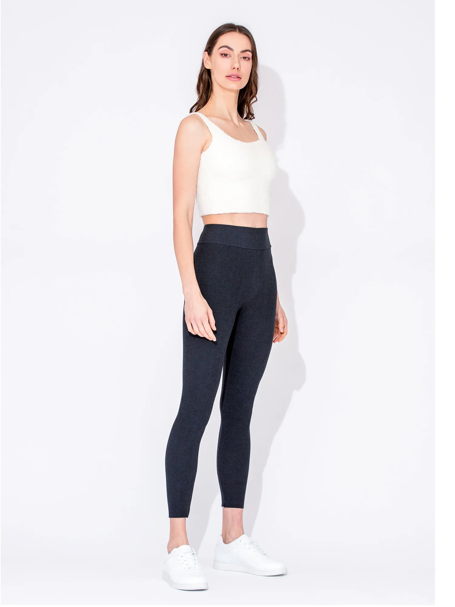 VEGAN WOOL TEDDY TANK, OATS