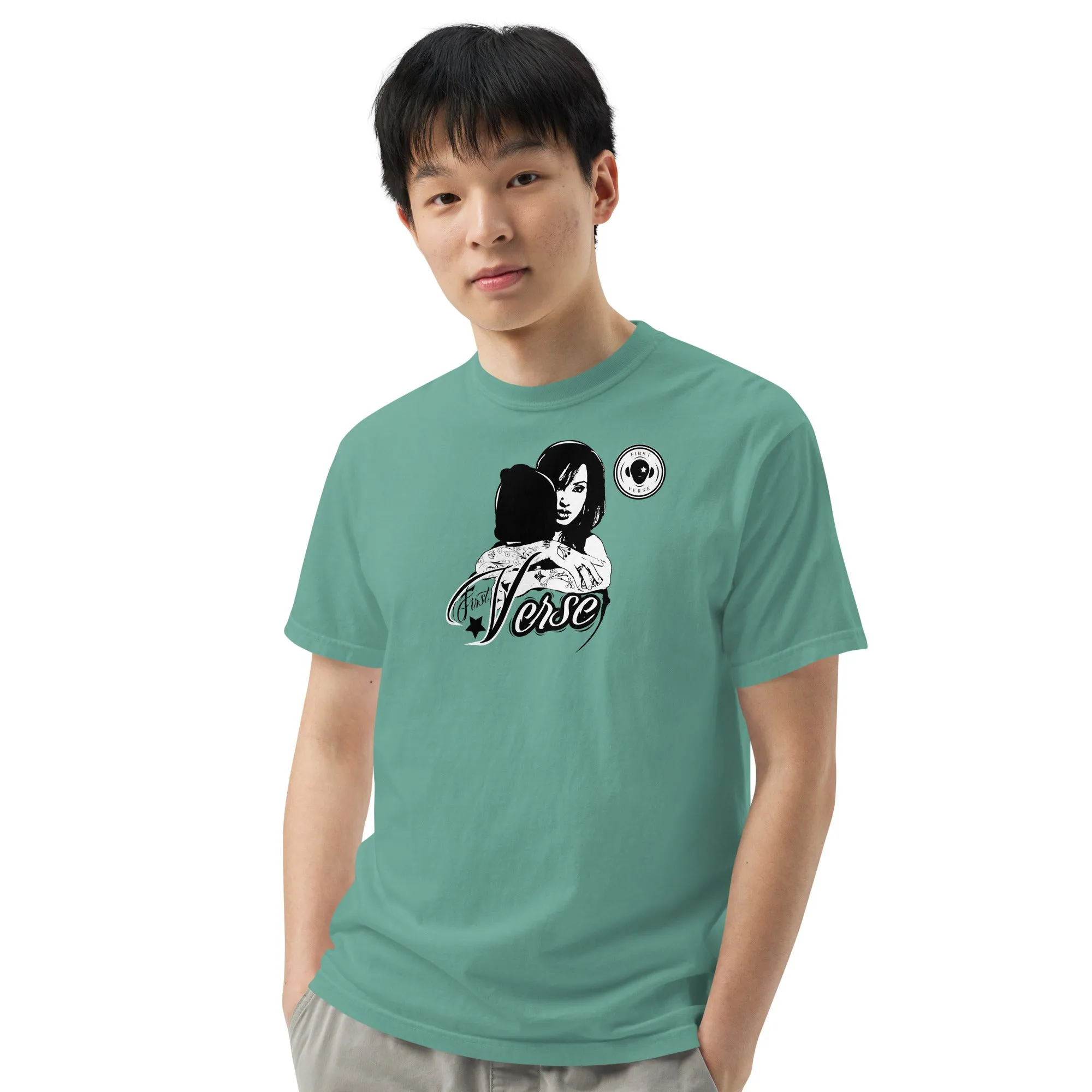 Verse Men’s garment-dyed heavyweight t-shirt