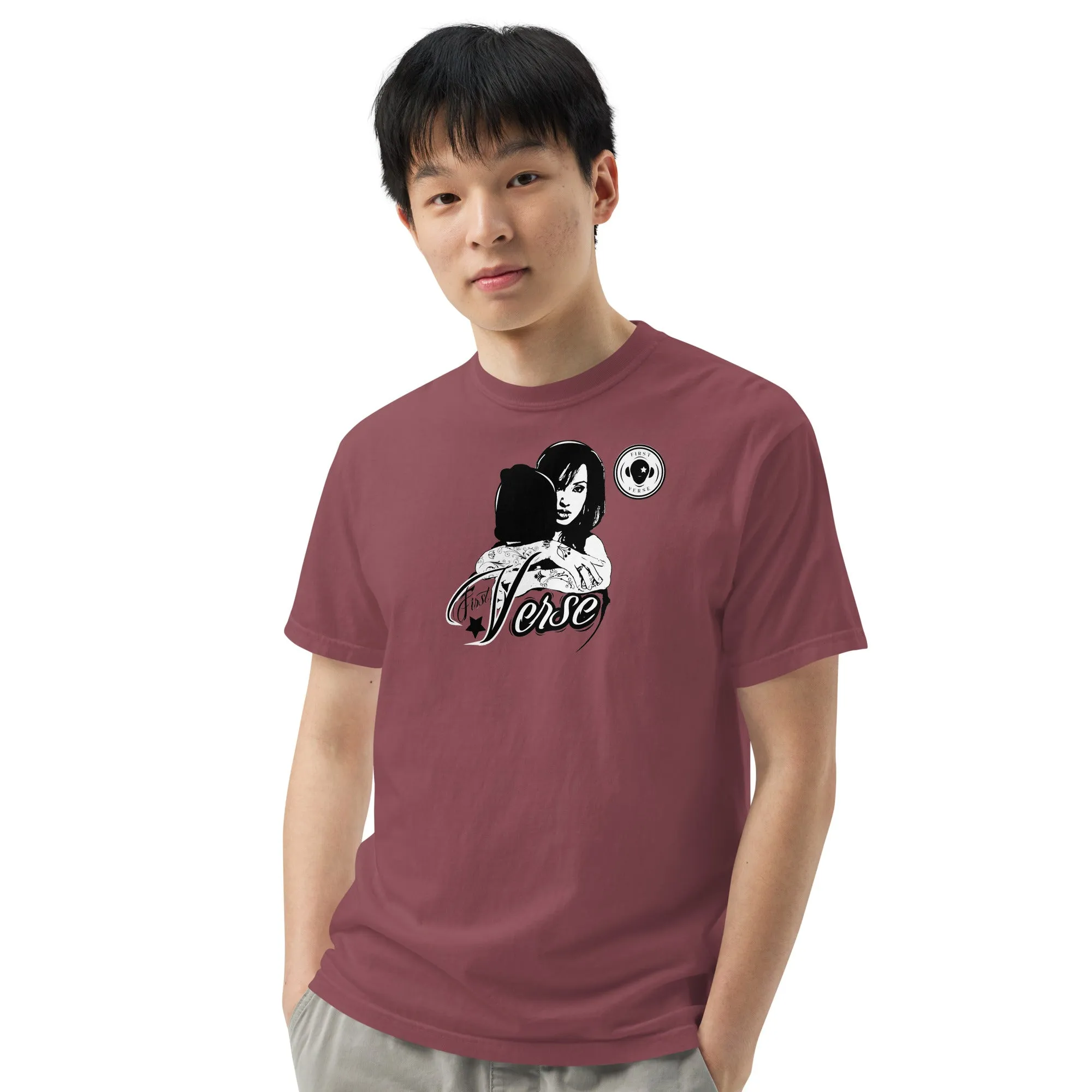 Verse Men’s garment-dyed heavyweight t-shirt