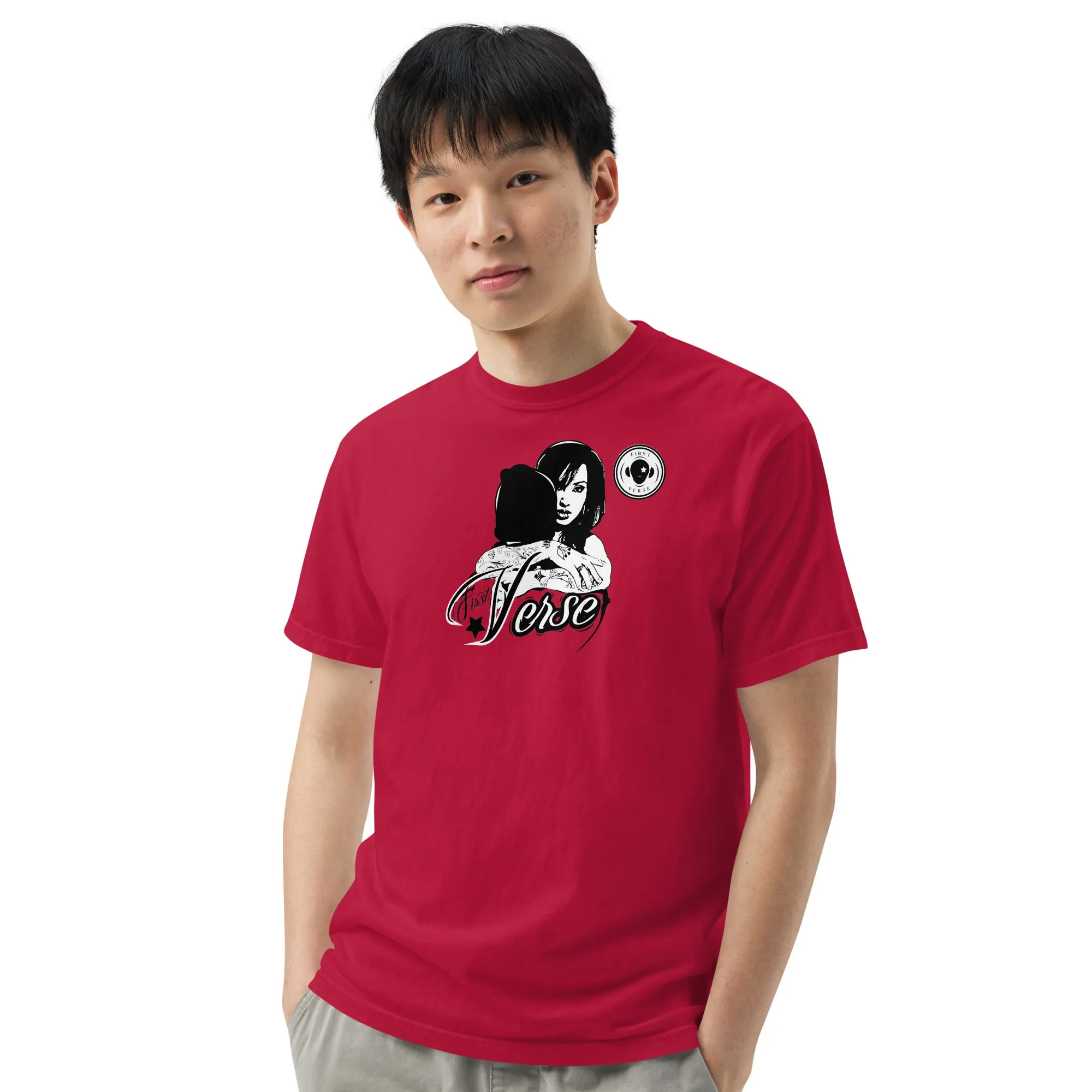 Verse Men’s garment-dyed heavyweight t-shirt